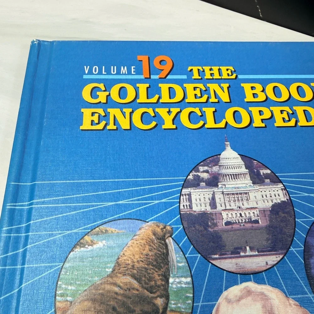 The Golden Book Encyclopedia 1988 Full 20 Volume Set Hardcover Vintage Childrens